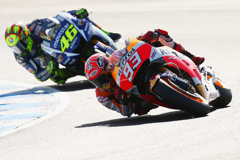 Illustration for article titled Are MotoGP’s Second And Third-Place Racers Teaming Up Against Number 1?